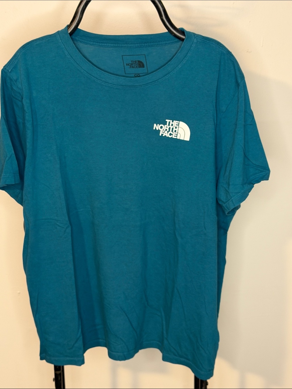 The North Face Teal Logo Short Sleeve Tee